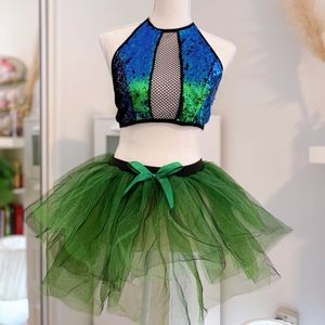 A green tutu